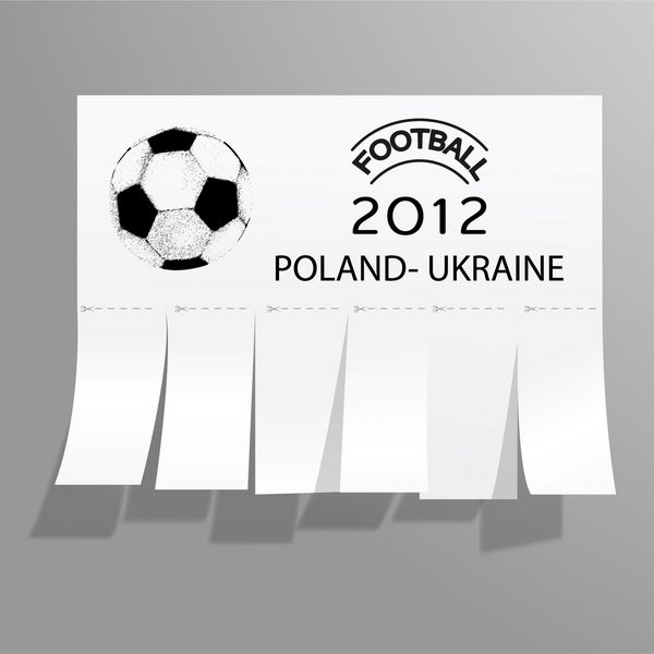 تبلیغات فوتبال 2012 لهستان - اوکراین در سفید خالی