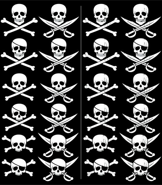 Jolly Roger Jolly Roger در 24 نسخه مختلف کسانی که در سمت راست هستند با جلوه گرانج هستند از شفافیت و شیب استفاده نشده است