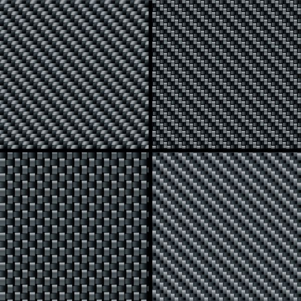 مجموعه چهار الگوی بدون درز فیبر کربن وکتور