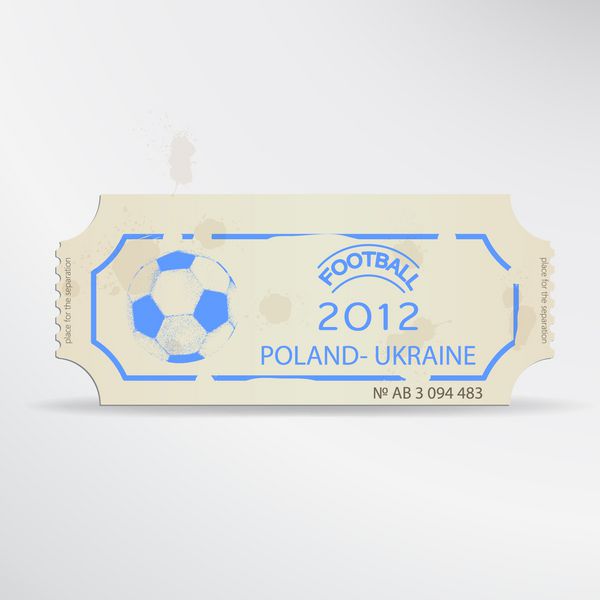 بلیط فوتبال در مسابقات قهرمانی فوتبال 2012 در اوکراین و لهستان
