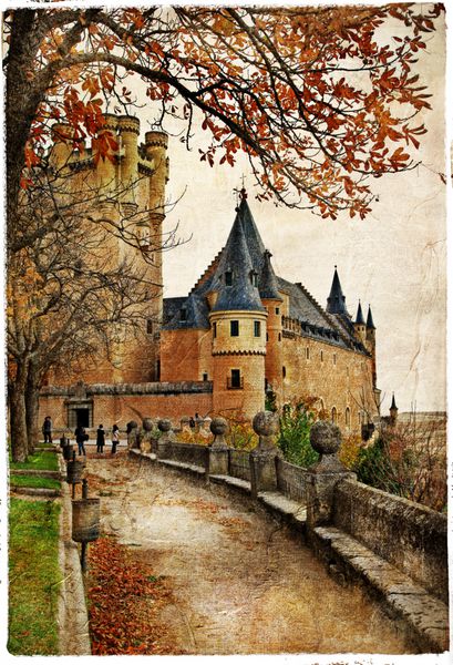 قلعه آلکازار - سری به سبک نقاشی قرون وسطایی اسپانیا