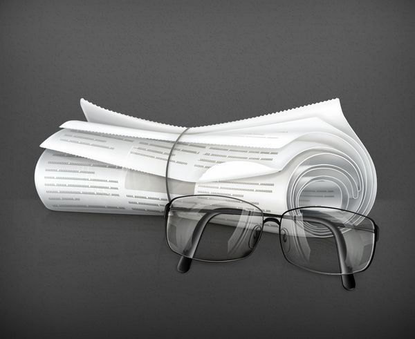 روزنامه و عینک