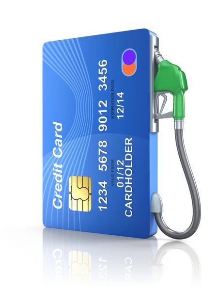 کارت اعتباری با نازل گاز