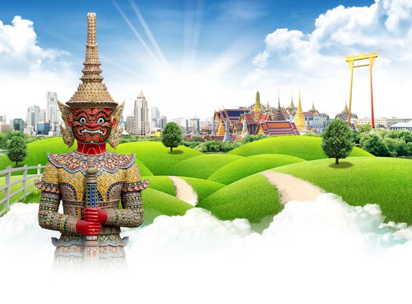 مفهوم سفر تایلند بانکوک