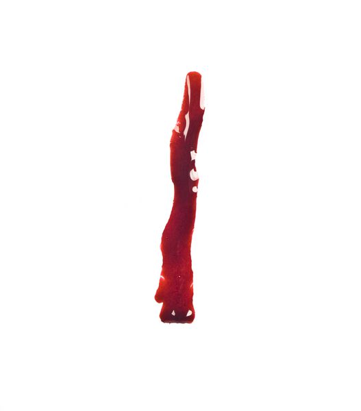 قطره قطره خون بریده شده فونت حرف کوچک l