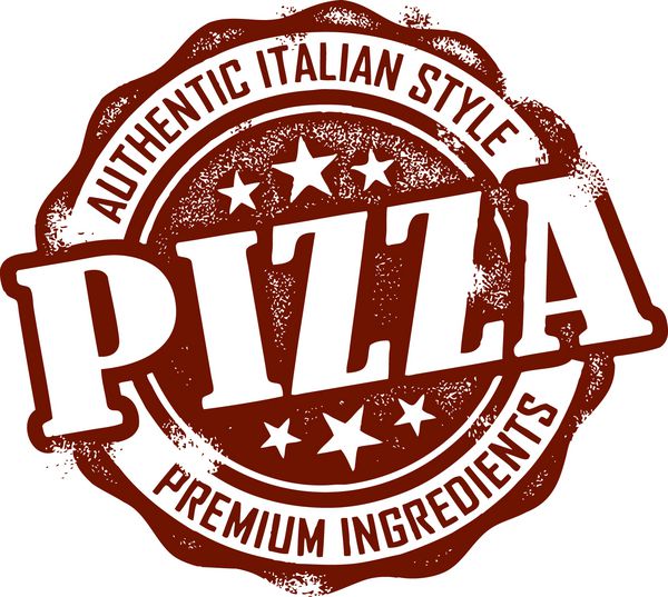 تمبر پیتزا ایتالیایی قدیمی
