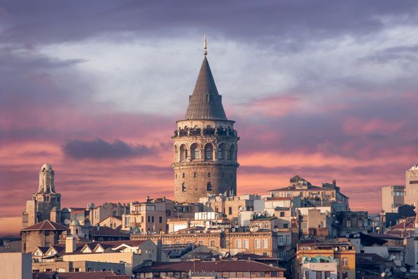 برج گالاتا در استانبول ترکیه