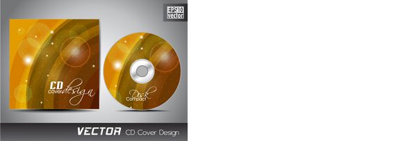 قالب طراحی جلد سی دی با فضای متنی