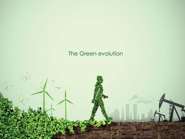 تکامل مفهوم سبز شدن جهان