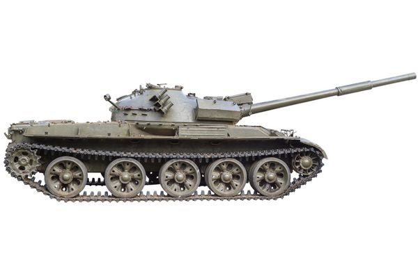 تانک شوروی T-72 Ural - تولید تانک اصلی جنگ اتحاد جماهیر شوروی جدا شده در زمینه سفید