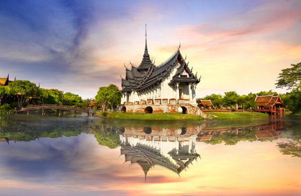 کاخ Sanphet Prasat شهر باستانی بانکوک تایلند