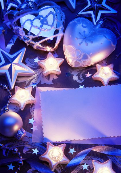 کارت تبریک کریسمس با کاغذ و شمع