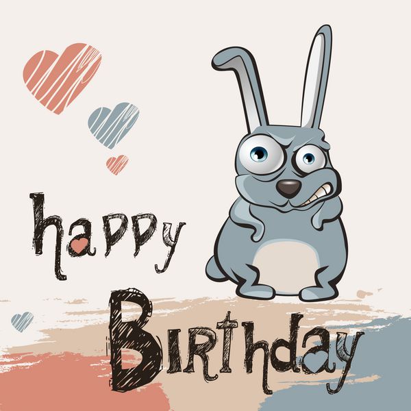 تولدت مبارک خرگوش شاد