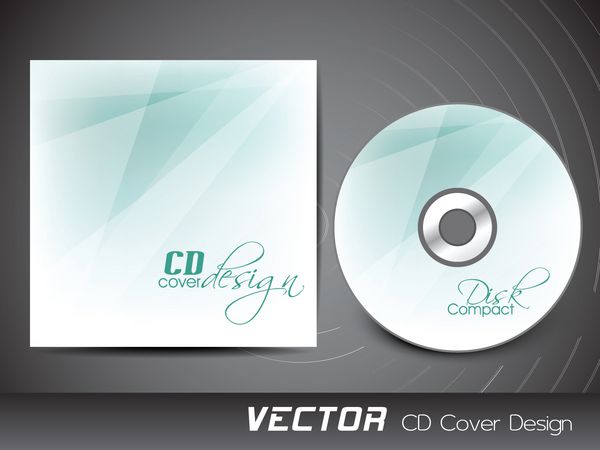 قالب طراحی جلد سی دی تلطیف شده