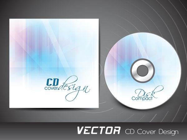 قالب طراحی جلد سی دی تلطیف شده