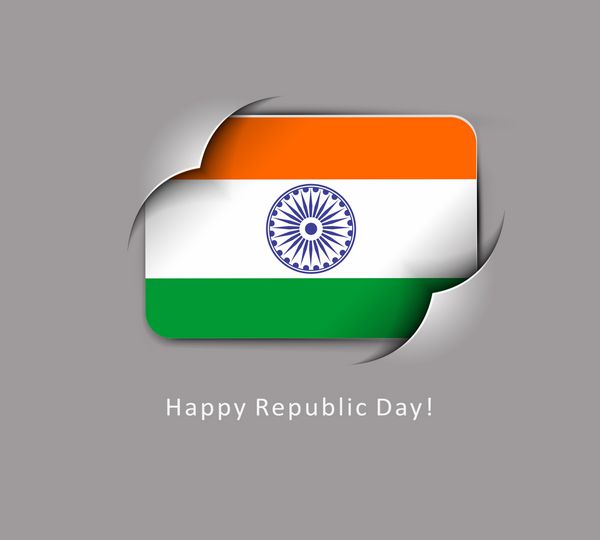 پرچم هند برای روز جمهوری