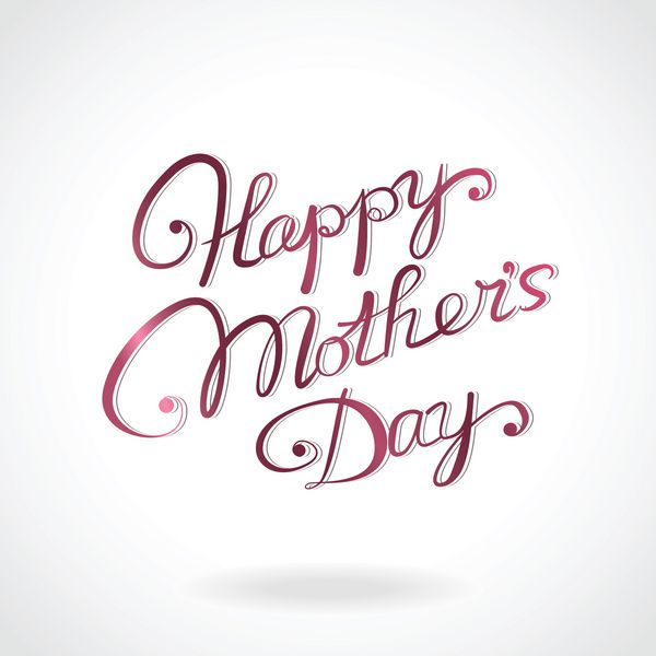 حروف دستی روز مادر مبارک