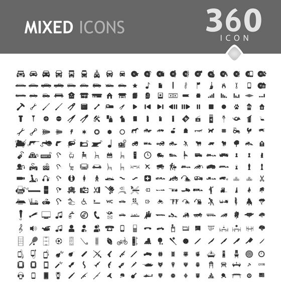 360 نماد ترکیبی برای تابستان