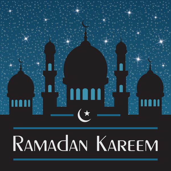 رمضان کریم تصویر انتزاعی مذهبی
