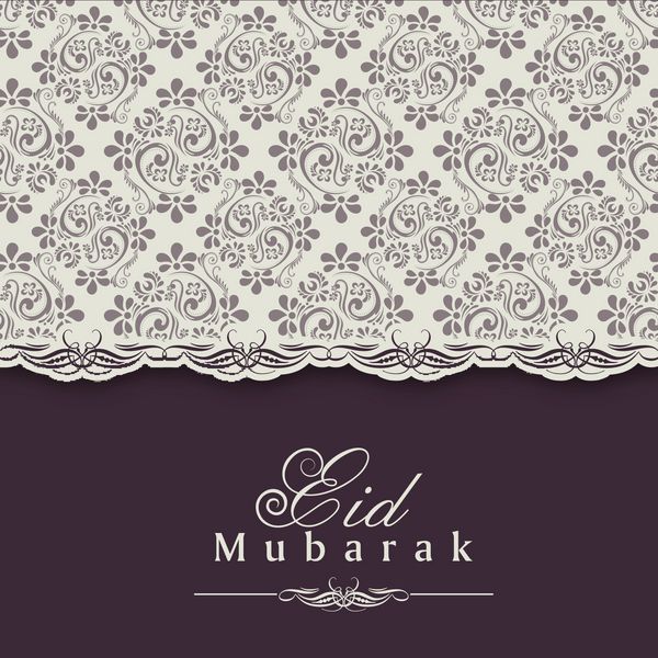 کارت تبریک یا کارت هدیه برای جشنواره جامعه مسلمانان عید مبارک