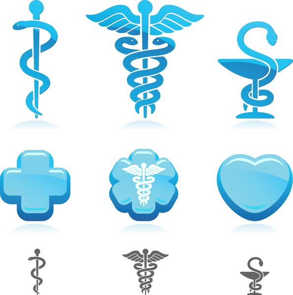مجموعه نمادهای پزشکی بردار