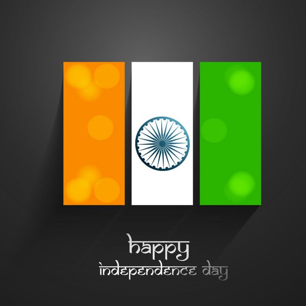 نماد پرچم سه رنگ بردار تصویر تعطیلات روز استقلال مبارک
