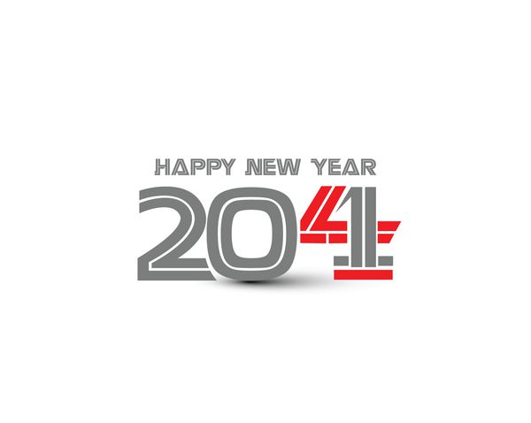 طراحی متن سال نو مبارک 2014