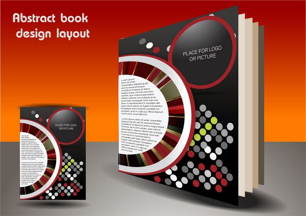 طراحی جلد کتاب انتزاعی