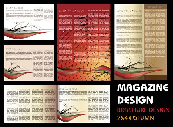 طراحی صفحه آرایی مجله