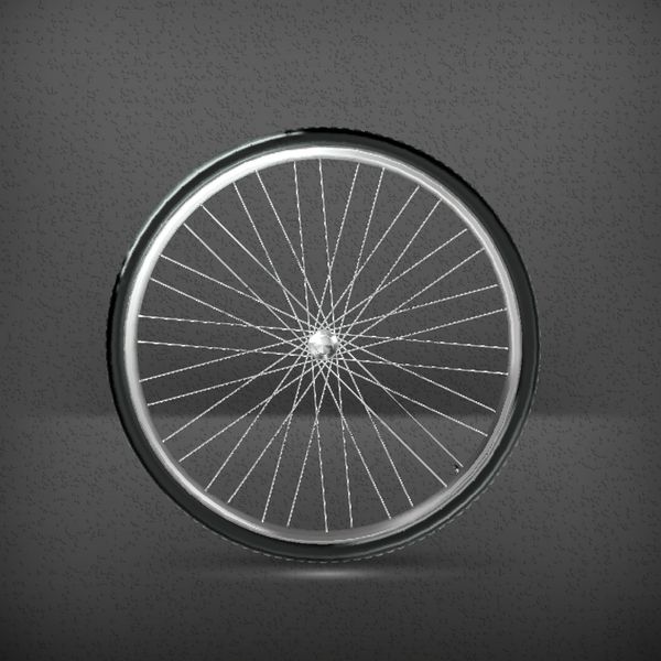 وکتور چرخ دوچرخه