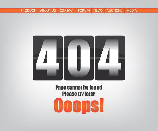 صفحه خطای 404