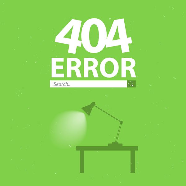 صفحه خلاق پیدا نشد خطای طراحی 404