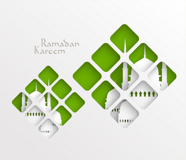 وکتور گرافیک کاغذ مسلمان ترجمه رمضان کریم - سخاوتمندی شما را در ماه مبارک برکت دهد