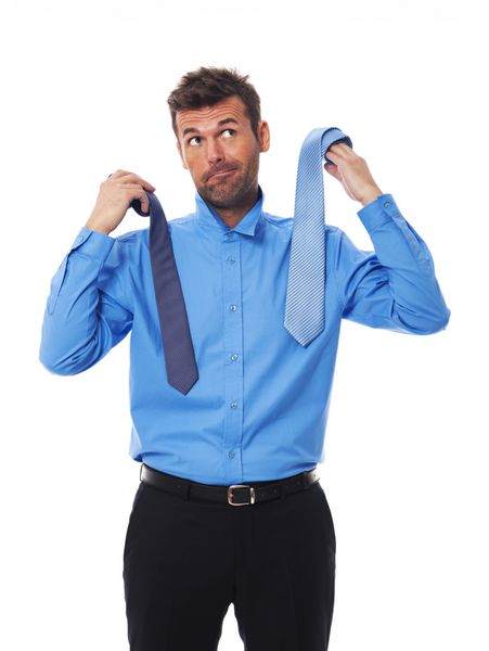 انسان تعجب می کند که کدام کراوات را انتخاب کند