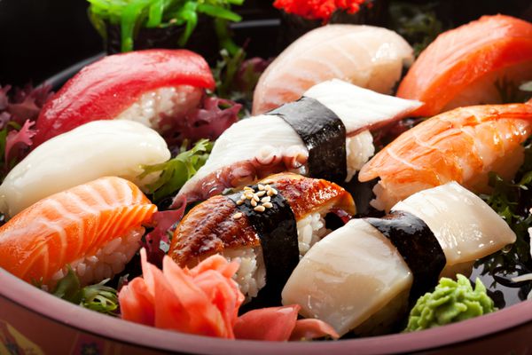 غذاهای ژاپنی - ست سوشی