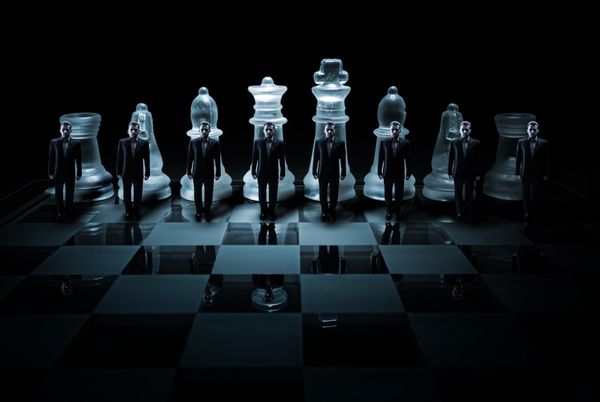 صفحه شطرنج شیشه ای - سایت دهقانان تاجر