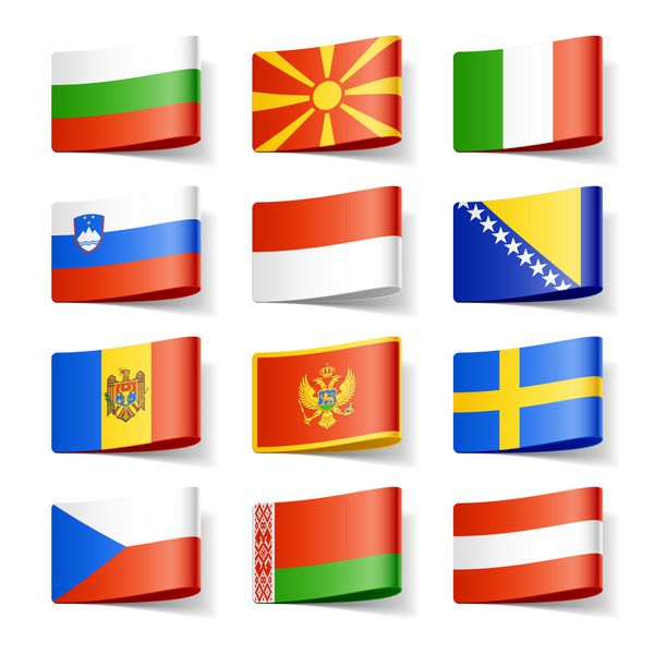 پرچم های جهان اروپا بردار