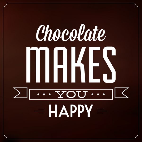 شکلات شما را خوشحال می کند