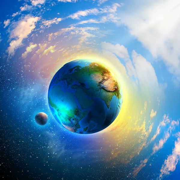 تصویر سیاره زمین سیاره از سیاره خود محافظت کنیم عناصر این تصویر توسط ناسا ارائه شده است
