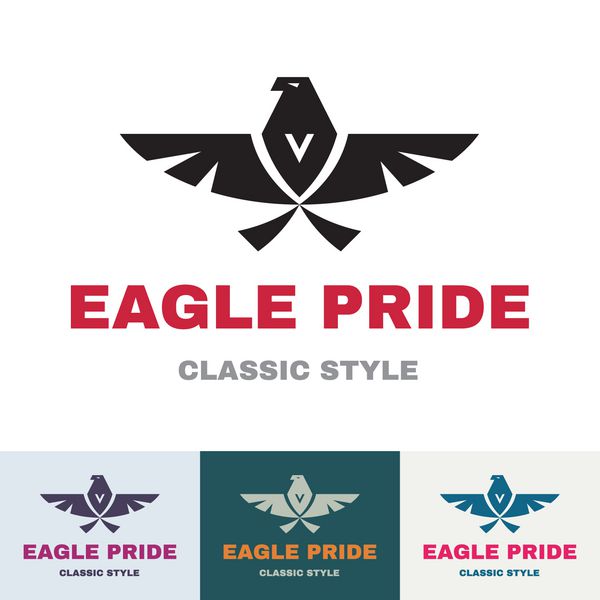 Eagle Pride - Sign in Classic Graphic Style for Business Company - قالب طراحی لوگو وکتور