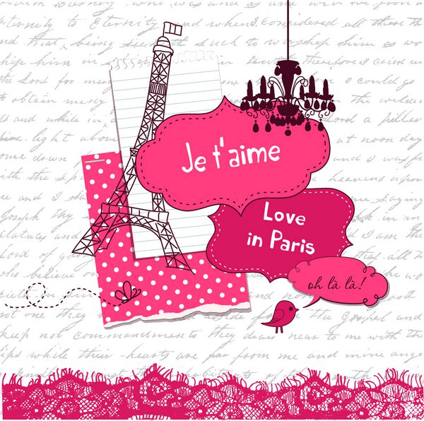 در عشق با پاریس عناصر دفترچه یادداشت ناز