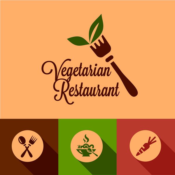 عناصر طراحی رستوران گیاهی به سبک طراحی تخت