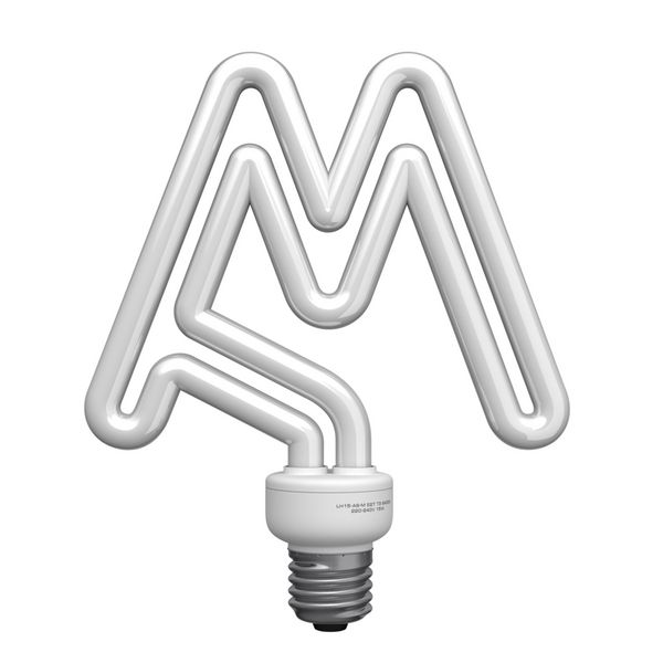 حرف M از الفبای لامپ یک مسیر قطع وجود دارد