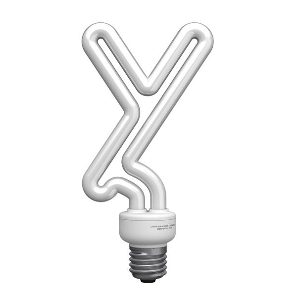 حرف Y از الفبای لامپ یک مسیر قطع وجود دارد