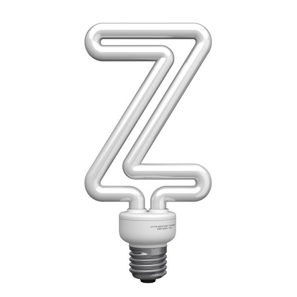 حرف Z از الفبای لامپ یک مسیر قطع وجود دارد