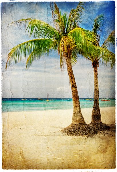 ساحل گرمسیری - آثار هنری به سبک نقاشی