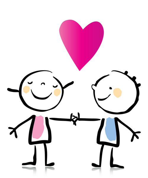روز ولنتاین دو نفر عاشق دست در دست سری کارتون به سبک نقاشی کودکان تصاویر بیشتر مرتبط را ببینید