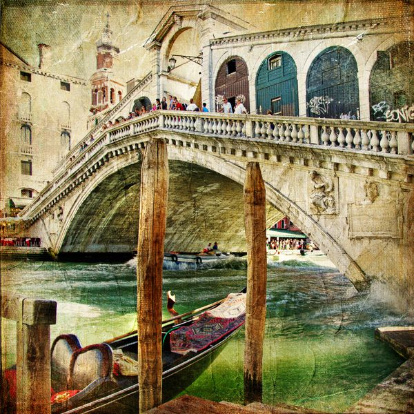رنگ های ونیز - آثار هنری به سبک نقاشی از سری ایتالیایی من