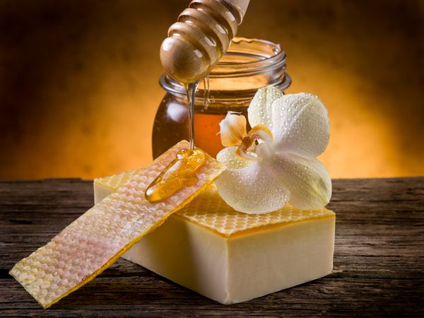 صابون عسل خانگی طبیعی
