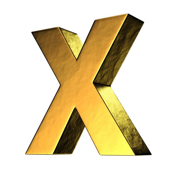حرف X از الفبای طلایی یک مسیر قطع وجود دارد